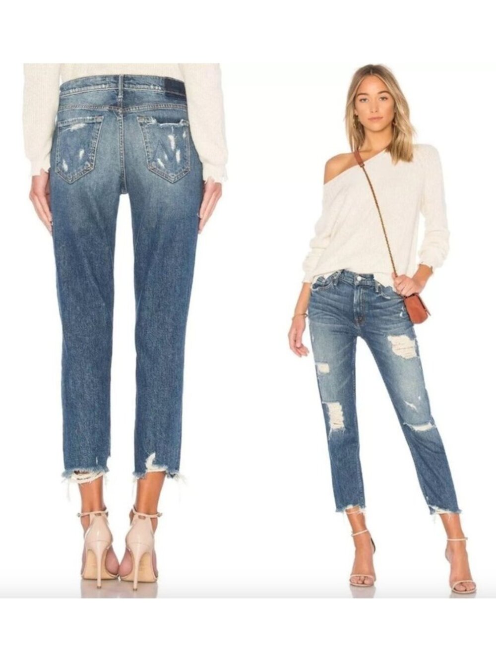 Mother Superior The Sinner Ice Cream You Scream Skinny Jeans Size 27 Distressed